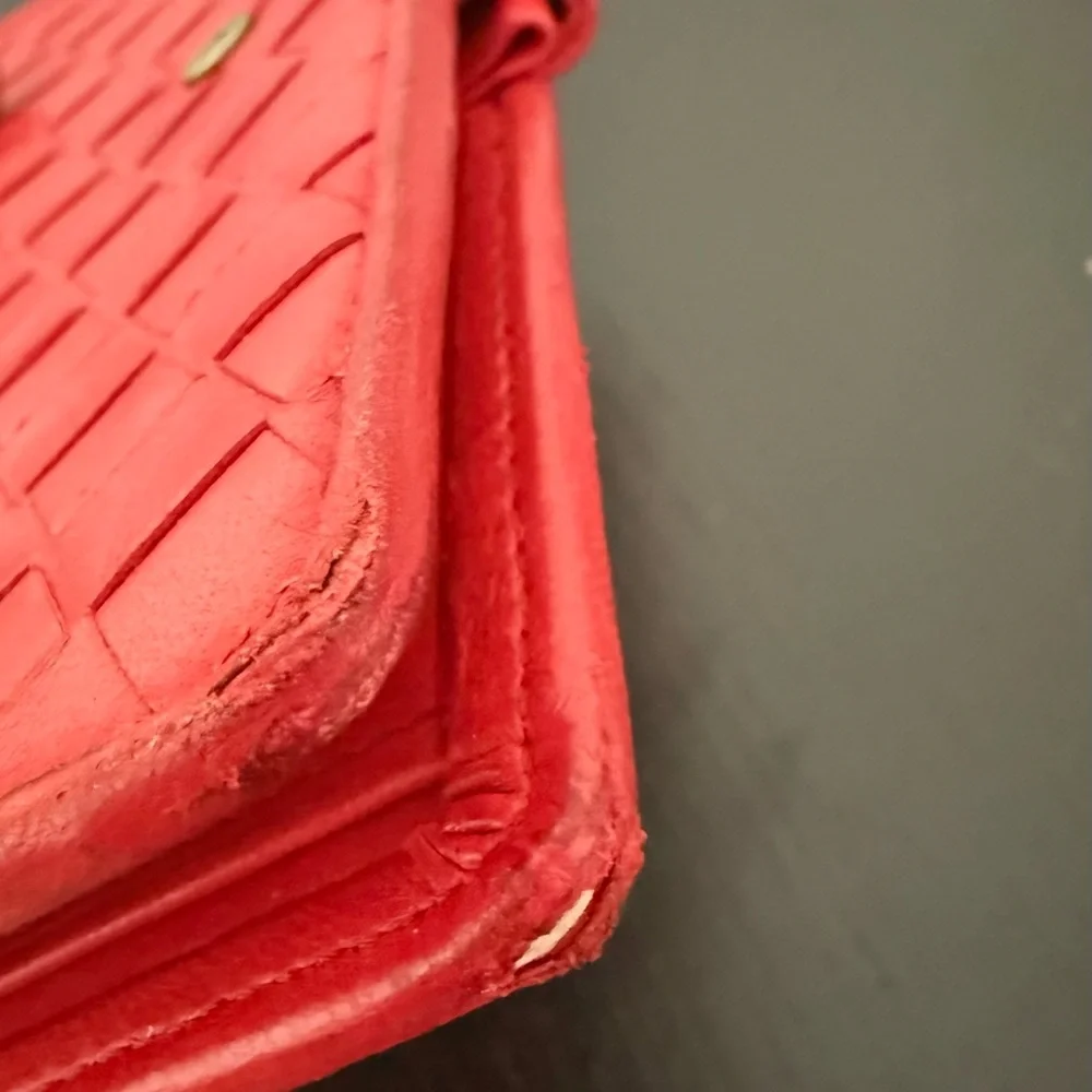 Rare Unicorn Red Woven personal Filofax